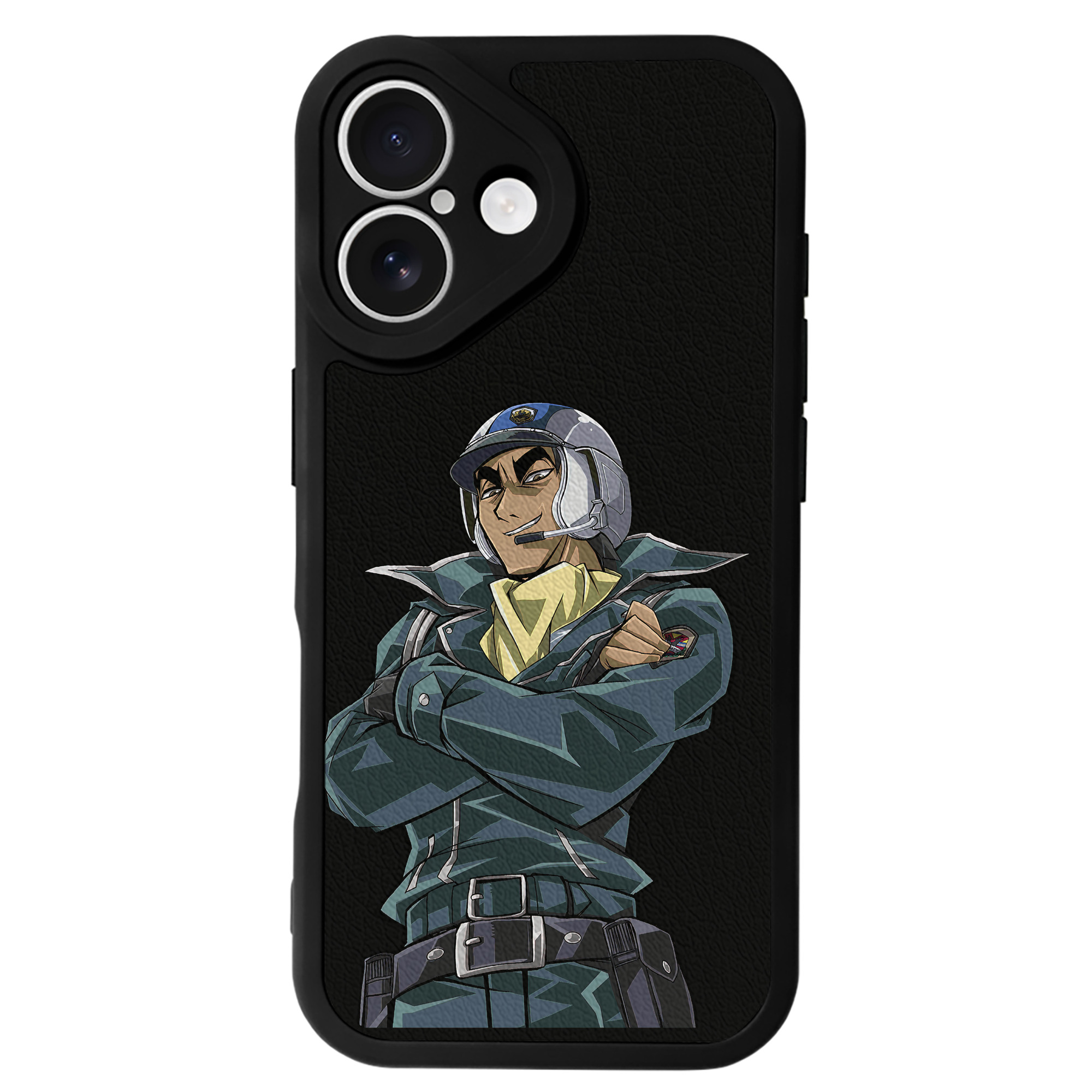 （画像用） 遊☆戯☆王 Yu-Gi-Oh! 【iPhone 16シリーズ対応】シリコンスマホケース（レザー調） 材質：シリコン